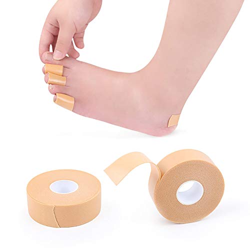 Moleskin para pies-mole piel vendaje rollo con plantillas adicionales tejido resistente cinta acolchada para zapato fricción