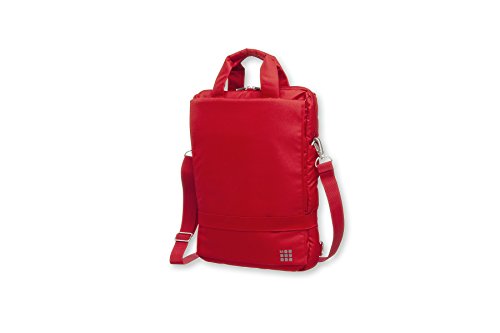 Moleskine Travelling Collection - Bolsa vertical para dispositivos digitales de hasta 15.4", color rojo Escarlata