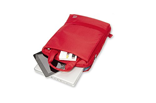 Moleskine Travelling Collection - Bolsa vertical para dispositivos digitales de hasta 15.4", color rojo Escarlata