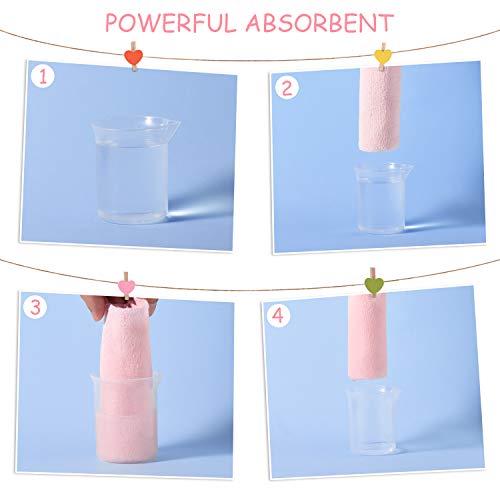 Momcozy Muselina Bebe, 8 Piezas Toalla Bebe de Algodón, Gasas para Bebes Suave, Juego de Toallas Baño, Servilletas de Tela, Toallas para Recién Nacido para Bebé, Niñas, Niños, 25x25cm, Rosado