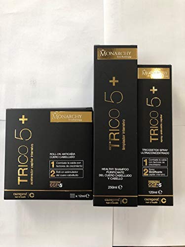 Monarchy Tricology Trico 5+ PACK LOCION+ CHAMPU + ROLL-ON