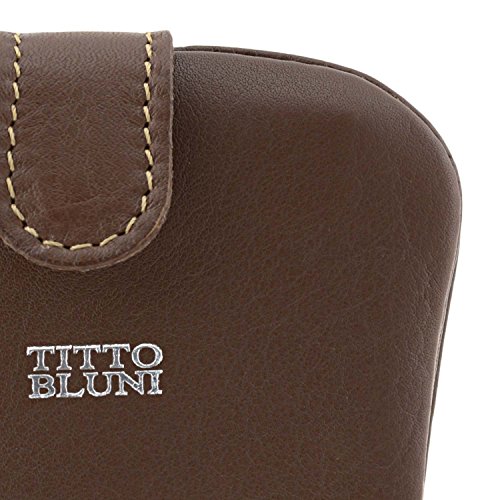 Monedero Piel Titto Bluni Talla: U Color: Cuero