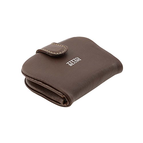 Monedero Piel Titto Bluni Talla: U Color: Cuero