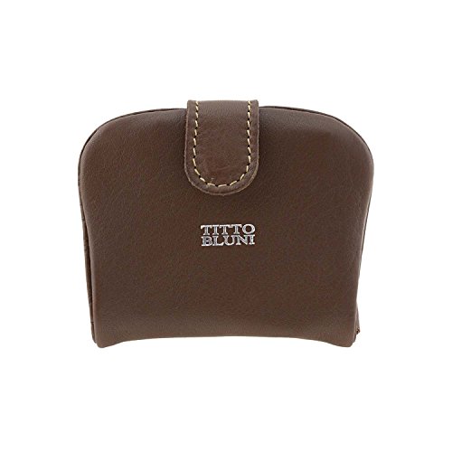 Monedero Piel Titto Bluni Talla: U Color: Cuero