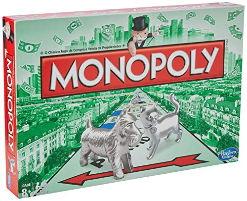 Monopoly Hasbro Gaming - Juego de Mesa Clásico (00009521) (versión Portuguesa)