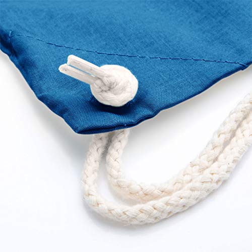 Monstruo Sesame Street Cookie Monster/TURN Bolsa con FUN Diseño aufdruck Mochila Gym yute Bolsa/regalo ideal, niño, Bright Royal (Blau)