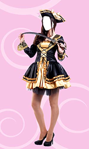 Montaje de fotos de disfraces de mujer