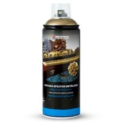 Montana Colors MTN Industrial Spray Plata Cromada 400ml - Spray con Efectos Metálicos, Plata Cromada, 400 ml