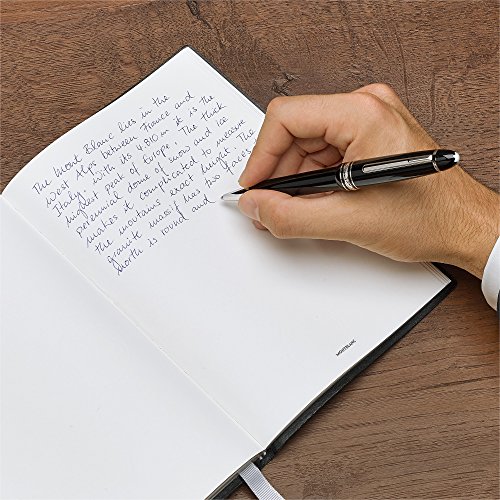 Montblanc 116193 Recambios para bolígrafo pequeños y para Meisterstück Mozart y Augmented Paper – Recargas de esferógrafo, 1 paquete x 3 Recambios Mystery Black, Medio