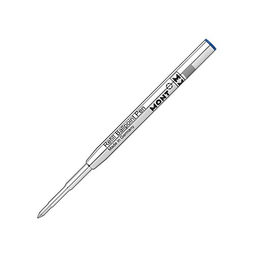 Montblanc 124493 Recambios para esferógrafo de tamaño M – Recargas de alta calidad en color Royal Blue