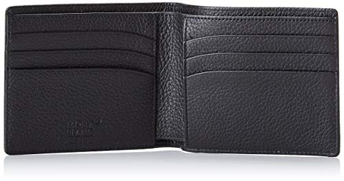 Montblanc Meisterstück Soft Grain Tarjetero, 12 cm, Negro (Schwarz)
