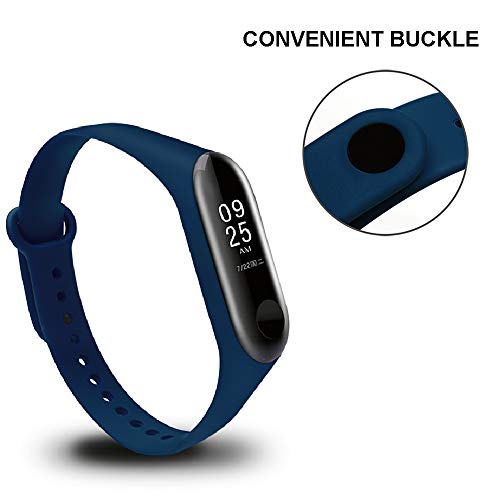 Monuary 15 Piezas Correa para Xiaomi Mi Smart Band 4 / Mi Band 3 Pulsera, Silicona Reloj de Recambio Brazalete Coloridos Correas para Xiaomi Mi Band 3/4 [Compatible con Mi Smart Band 4]