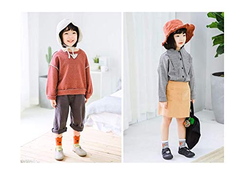 Morbuy Calcetines para Niños, Pack de 5 Pares de Antideslizante Calcetines para Niños Algodón Rico