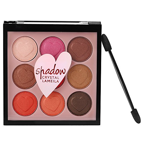 MORETIME 9 colores perla flash sombra de ojos disco color polvo mate sombra de ojos maquillaje maquillaje Powder Make Up Waterproof Matte and Shimmers Paleta de sombras de ojos altamente
