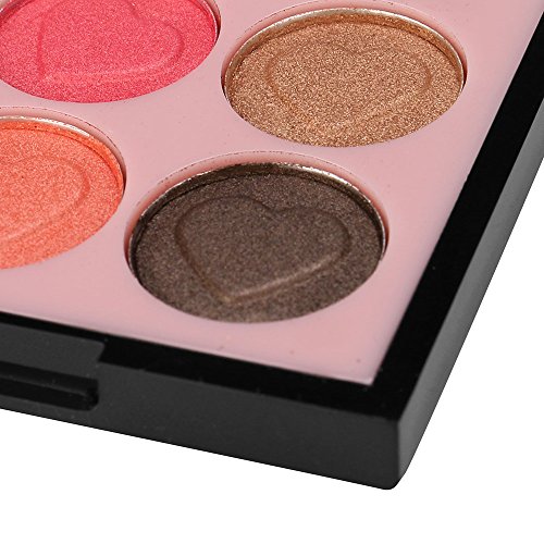 MORETIME 9 colores perla flash sombra de ojos disco color polvo mate sombra de ojos maquillaje maquillaje Powder Make Up Waterproof Matte and Shimmers Paleta de sombras de ojos altamente