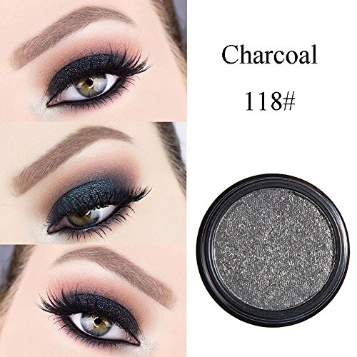 MORETIME sombra de ojos cosmética Shimmer Crema de Maquillaje con Color Cálido y Frío Glitter Shimmering Colors Eyeshadow Metallic Eye Cosmetic