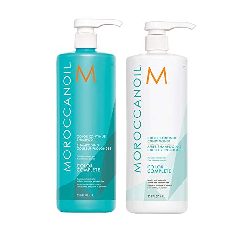 Moroccanoil Pack Champu Color Complete 1000ml + Acondicionador Color Complete 1000ml