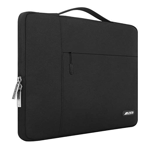 MOSISO Funda Blanda Compatible con 11.6-12.3 Pulgadas MacBook Air 11/Acer Chromebook R11/ HP Stream/Samsung/Lenovo/ASUS, Poliéster Maletín Protectora Multifuncional Bolso, Negro