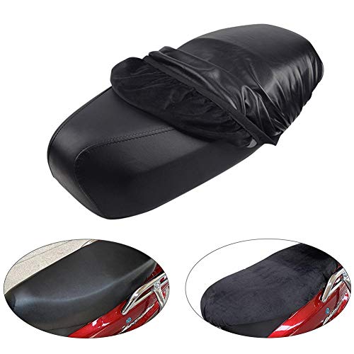 Motorcycle Seat Cover, Cubierta Asiento Motocicleta, Resistente Desgaste Impermeable Universal Moto Scooter Protector Cubierta Asiento Cuero Elástico,Se Adapta A La Mayoría De Las Motocicletas Scooter