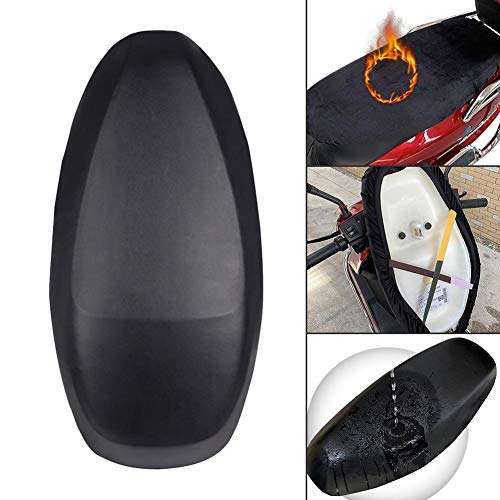 Motorcycle Seat Cover, Cubierta Asiento Motocicleta, Resistente Desgaste Impermeable Universal Moto Scooter Protector Cubierta Asiento Cuero Elástico,Se Adapta A La Mayoría De Las Motocicletas Scooter