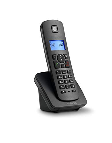 Motorola C4201 Combo - Teléfono Fijo + Teléfono Inalámbrico - Manos Libres y Pantalla retroiluminada