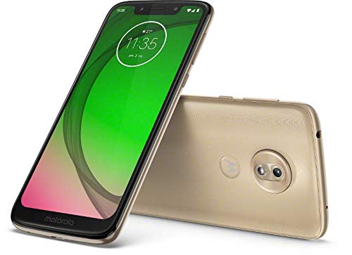 Motorola Moto G7 Play – Smartphone Android 9 (pantalla 5.7'' HD+ Max Vision, cámaras trasera 13MP, cámara selfie 8MP, 2GB de RAM, 32 GB, Dual SIM), color dorado [Versión española]