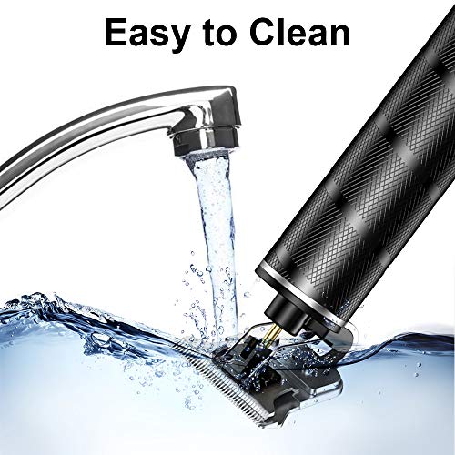 MOULEI Cortapelos Profesional Hombre Máquina de Cortar Pelo Cortador de Pelo Recargable,Barbero Electrico,Recortador de Barba Inalámbrico Y Precisión Afeitadora Corporal para Narizy Orejas