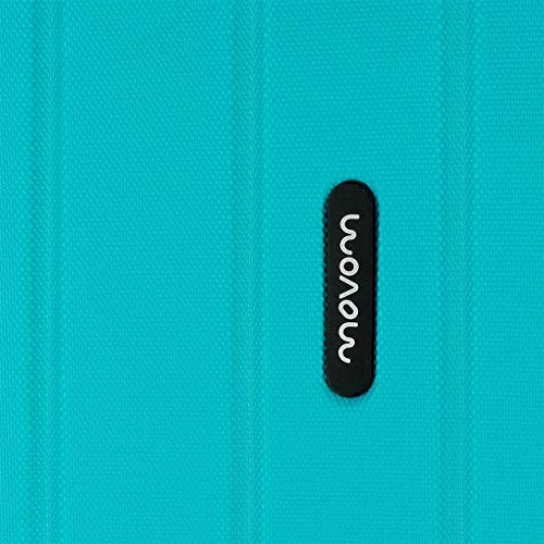 Movom Wood 5319167 Equipaje de Mano, 55 cm, 43 Litros, Azul