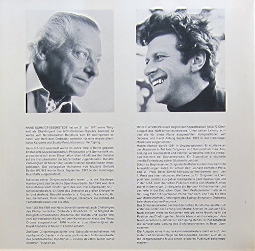 Mozart: Sinfonie Es-dur KV 543 / Debussy: Prelude a l'apres-midi d'un faune / Ravel: Daphnis und Chloe, 2. Suite (NDR '72) [Vinyl LP] [Schallplatte]