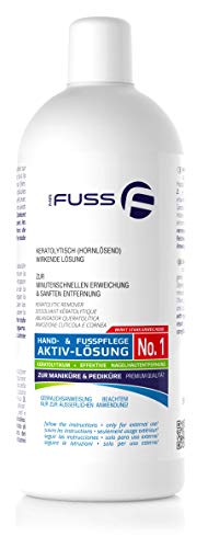 Mr. Fuss® Sistema Anti-Callos, Anti-Crecimiento - Removedor de cutículas Removedor de callosidad - Solución No. 1 - fuertemente ablandamiento