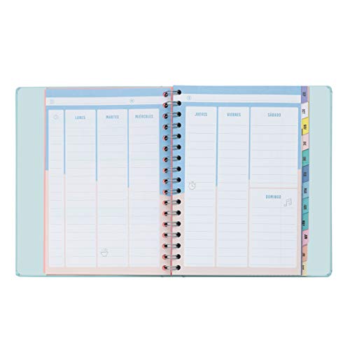 Mr. Wonderful Agenda anual clásica 2020 Semana vista - Todo lo que añadiré a mi lista de retos cumplidos