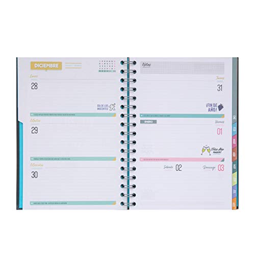 Mr. Wonderful Agenda Escolar 2020-2021 Semana vista - Te esperan grandes cosas