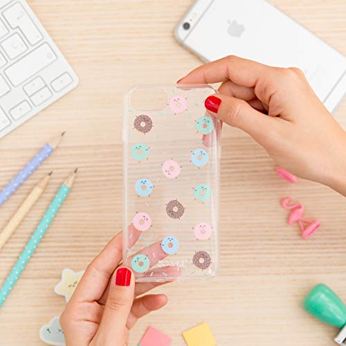 Mr. Wonderful Funda Smartphone - Diseño Exclusivo Mini Rosquillas Compatible con Apple iPhone 7/8