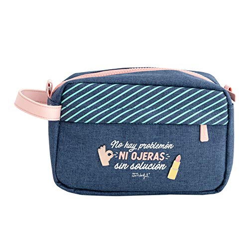Mr. Wonderful Neceser - No Hay problemón, ni ojeras, sin, Multicolor, Talla Única