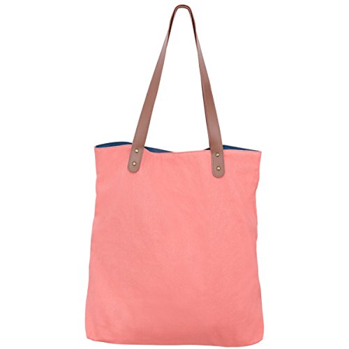 Mr. Wonderful Voy A Llenarte De Aventuras Bolsa de Tela y de Playa, 44 cm, Coral