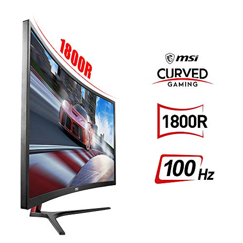 MSI Optix MAG341CQ - Monitor Gaming Curvo de 34" UWQHD LED Display 100Hz(3440 x 1440 Pixeles, ratio 21:9, 8ms de respuesta, brillo 250nits) negro