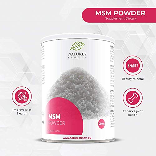 MSM puro en polvo, sin aditivos| Cosmética mineral casera con efecto desintoxicante
