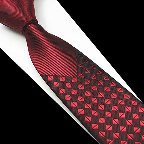 Mu You Ben Hombres flacos corbata Hombre floral Dot corbatas Hombre 6 cm Delgado Lazo clásico del negocio del lazo casual para hombres,16