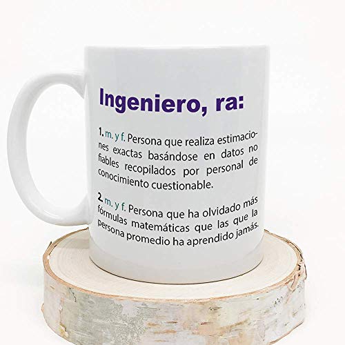 MUGFFINS Tazas Desayuno Originales de Profesiones para Regalar a Trabajadores Tazas para Ingenieros - Tazas con Frases y Mensajes alegres y Divertidos