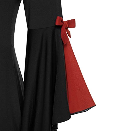 Mujer Talla Grande Disfraz Vampira XL Mujer XXL Disfraz Halloween Zombie Sexy Falda Gotica gotico Halloween Disfraz Mujer Perfume Ropa Juguetes Adultos Mascara mascaras Halloween Mujer