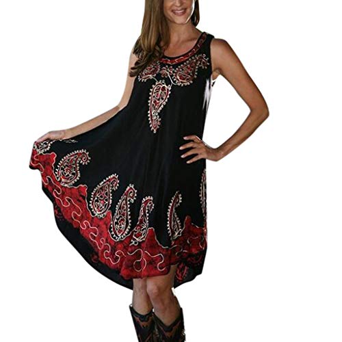 Mujeres Imprimir murciélago Manga Corta de Corte bajo Beachwear Casual Suelto Mini Boho Vestido-Vestido de Novia para Boda Gorda Mini Faldas SeñOras Primavera Y Verano Vestidos Verano Mujer Fiesta