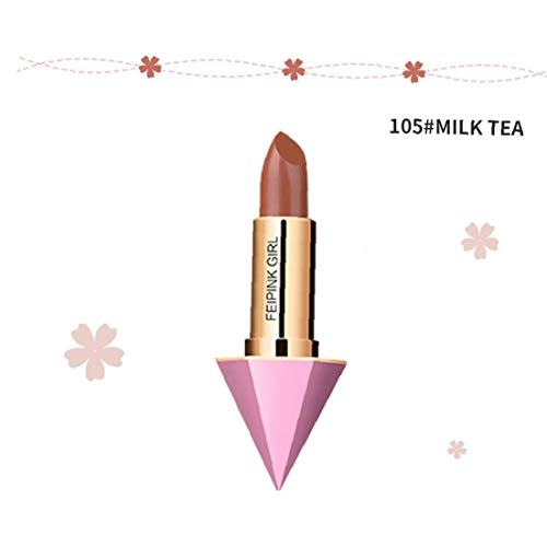 Mujeres Moda Y Dura Más Tiempo Del Lápiz Labial Hidratante Labial Cremoso Impermeable Antiadherentes Diamond Cup Lápiz Labial Cosmético Creativo Regalo Para Las Mujeres De Las