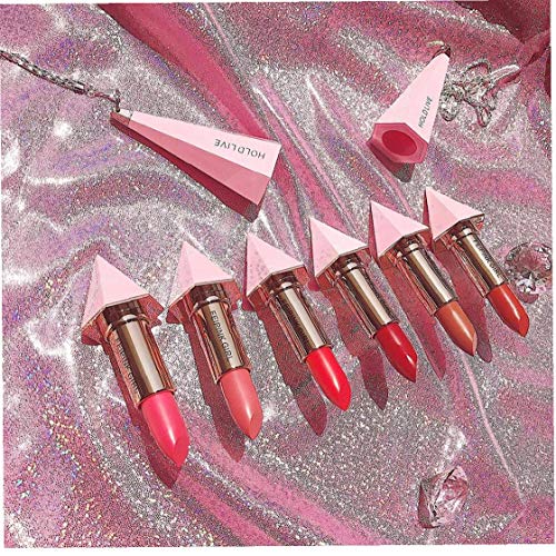 Mujeres Moda Y Dura Más Tiempo Del Lápiz Labial Hidratante Labial Cremoso Impermeable Antiadherentes Diamond Cup Lápiz Labial Cosmético Creativo Regalo Para Las Mujeres De Las