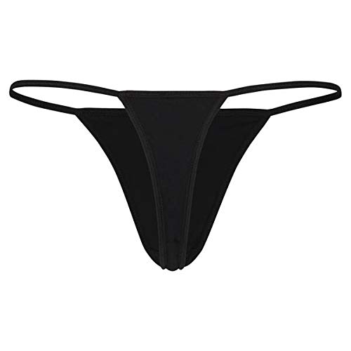 Multifanshop Tanga So gut kann nur Nelly Black Mujer Talla S - XL Negro M