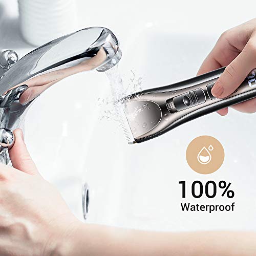 Multifuncional Máquina Recortadora Profesional,USB Recargable Barbero Electrico Cortapelos,Recortador de Barba Waterproof,Mudo,Ajustable de tres velocidades,Apto para niños, adultos y ancianos.
