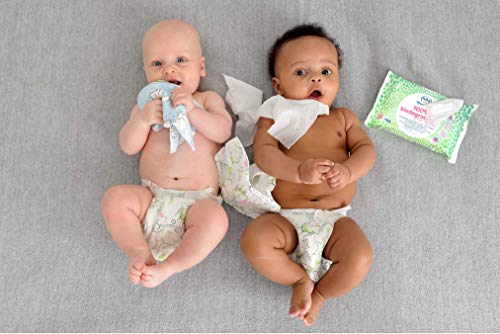 Mum & You Toallitas Húmedas Para Bebés 100% Biodegradables, Paquete De 12, (672 Toallitas En Total). 98% De Agua, 0% De Plástico, Hipoalergénico Y Dermatológicamente Probado