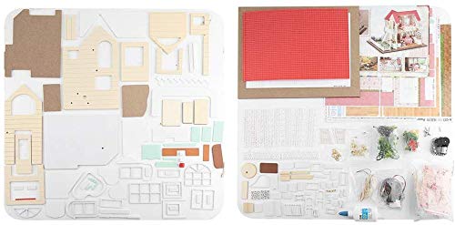Mumusuki DIY Kit de miniaturas de Casas de muñecas de Madera - Princess Cottage Series Escenas en Miniatura Casas de muñecas y Muebles de Madera/Partes - Cumpleaños Creativo/Navidad para niños