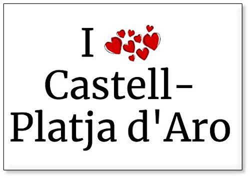 Mundus Souvenirs - Amo Castell-Platja d'Aro, Imán para Nevera (diseño 3)