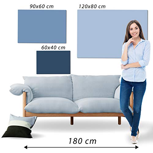 murando Cuadro en Lienzo 120x80 cm - Home - 1 Parte Impresión en Material Tejido no Tejido Impresión Artística Imagen Gráfica Decoracion de Pared m-C-0244-b-b