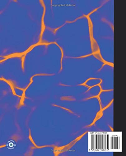 Music Sheet Composition Notebook Vol.3: Creative Eye and Modern Design Marble Cover - Blue & Orange - Music Sheet Notebook for Musicians, Song Writing ... x 9.25” in 110 Pages. Gifts for Music Lovers